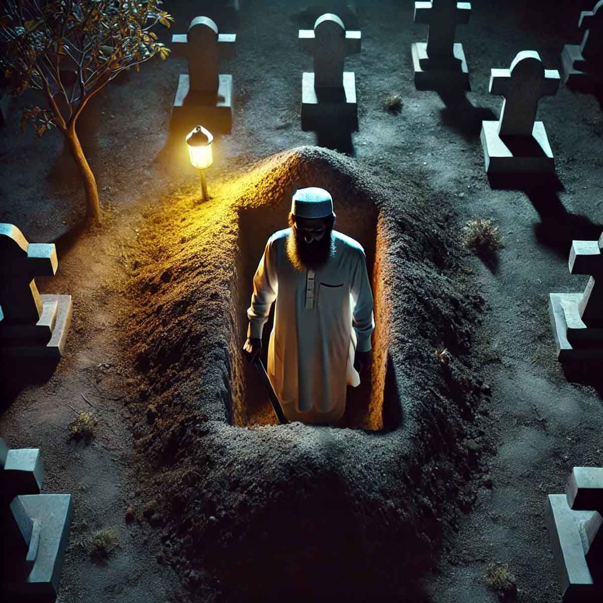 Pakistan: Salman Waheed caught digging recently-buried grave of a woman and sexually abusing her corpse, admits raping several dead women in the graveyard