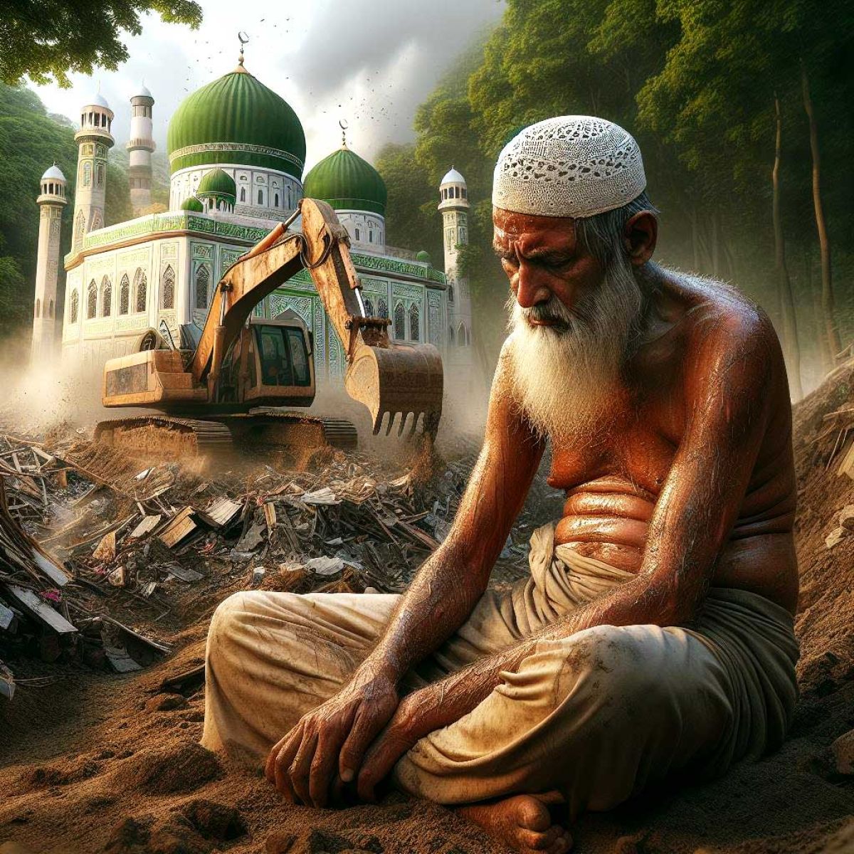 Delhi | Mosque razed, its keepers claim got no notice; DDA says illegal structure removed
