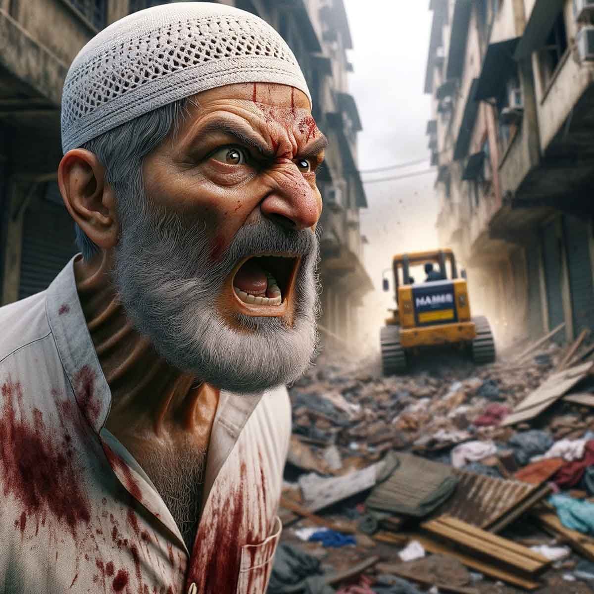 Mumbai: Inquilab Khan attacks 5 Hindus with knife during Ramzan for objecting to encroachment near Mandir, arrested and illegal construction razed