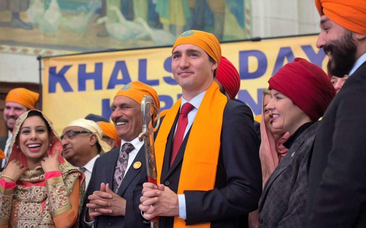 Khalistani Goons Attack Hindu Temple in Canada’s Brampton as Police Watches, Trudeau and Poilievre Both Fail to Condemn Khalistanis