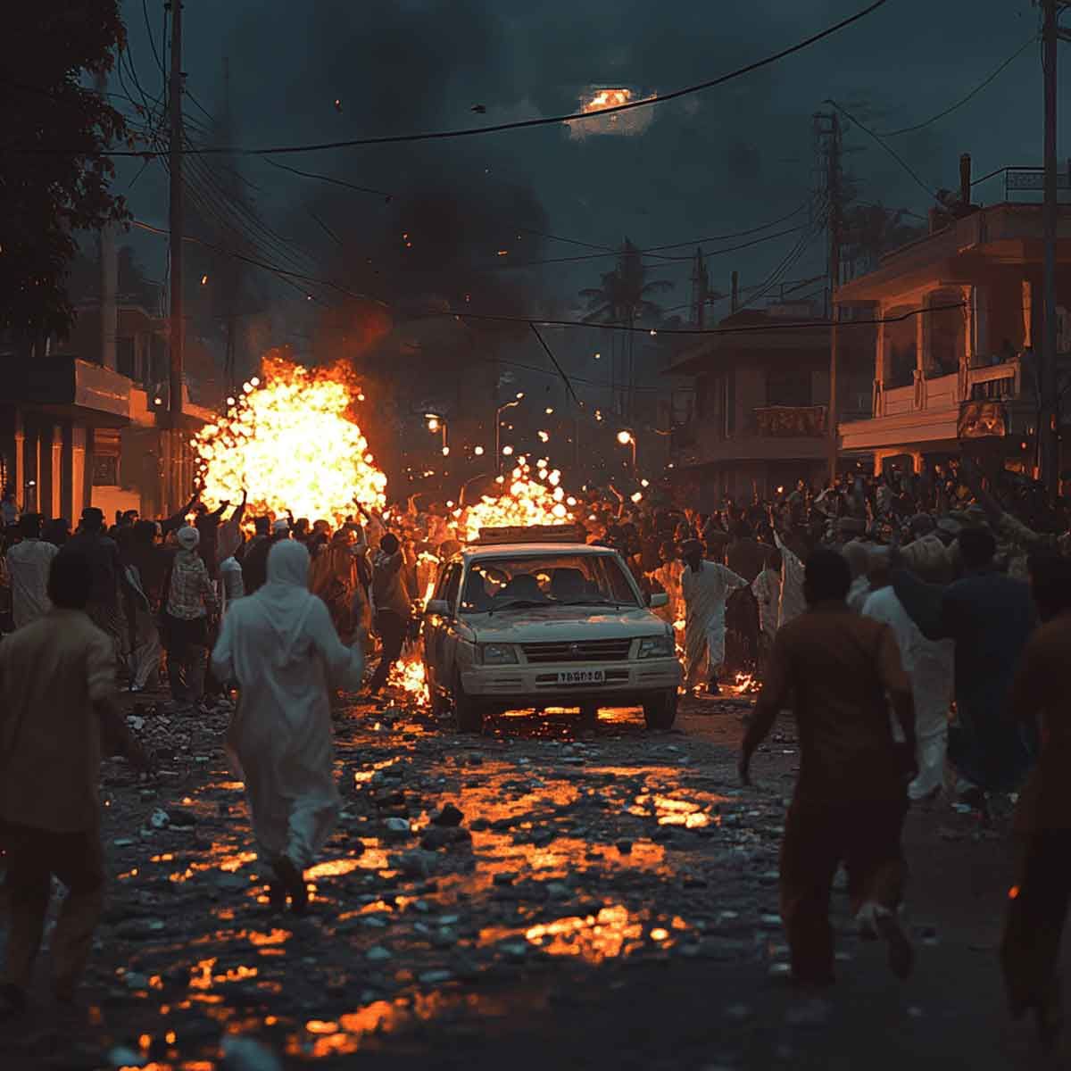 Mhow, MP: Muslim Mob Attacks Fans Celebrating India’s Cricket Victory; Pelt Stones, Burn Vehicles