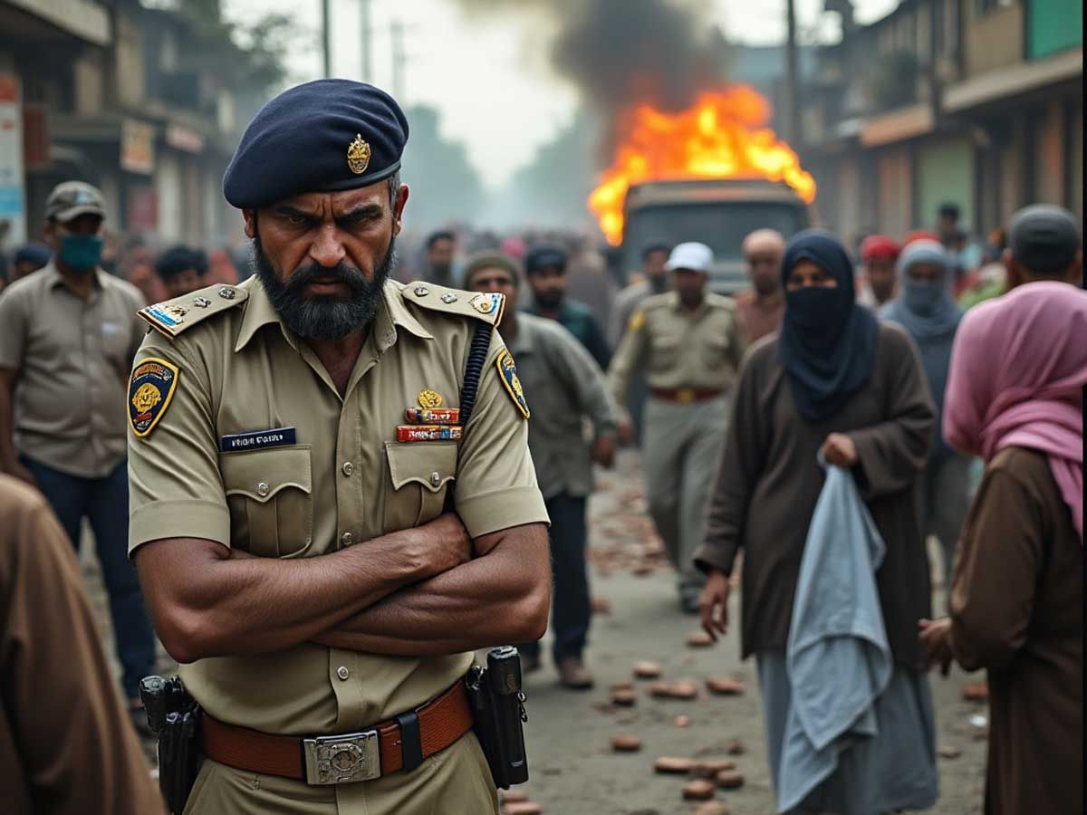 Sambhal Violence: Four Rioters Dead, Over 20 Policemen Injured as Mob Clashes with Authorities