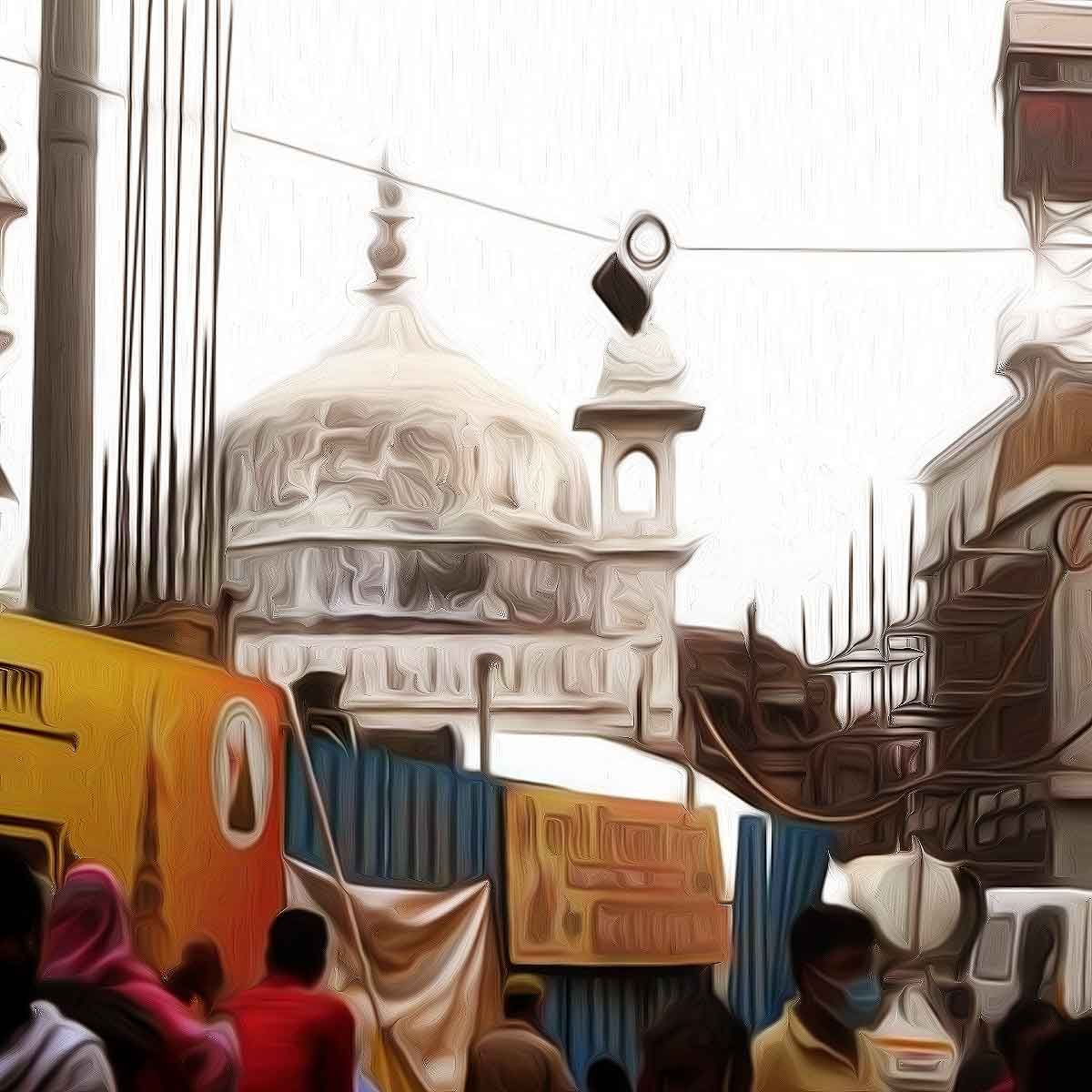 Muslim mob protests, raises slogans as the survey and videography of Gyanvapi disputed structure starts