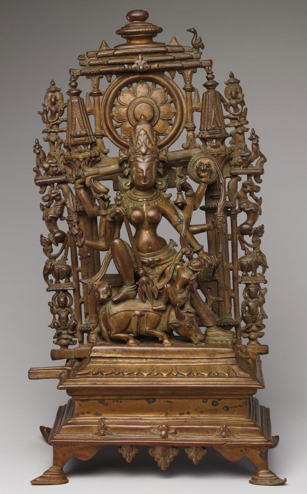 The Goddess Durga Slaying the Demon Buffalo Mahishasura