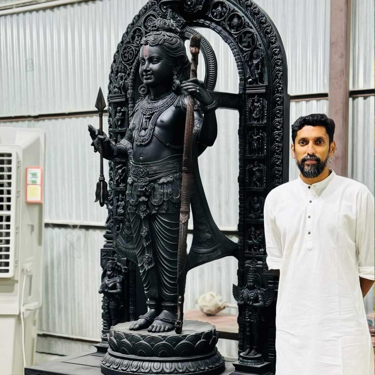 ‘Ram ordered, I just followed’: Arun Yogiraj says he cannot replicate the idol he carved as Bhagwan’s face changed after Alankar decorations were done