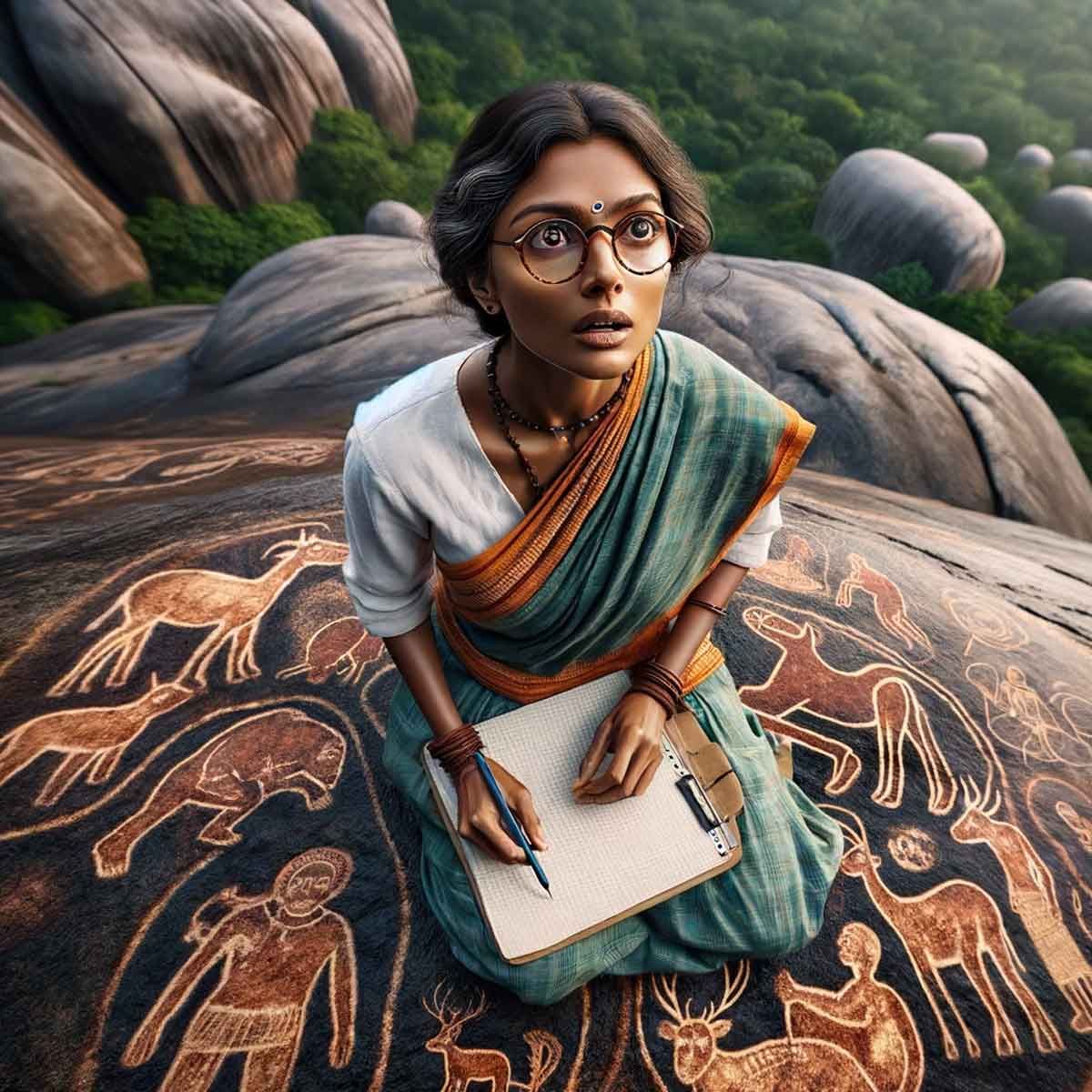 Research team from Karnatak University Dharwad unearths pre-historic rock art site in Uttara Kannada