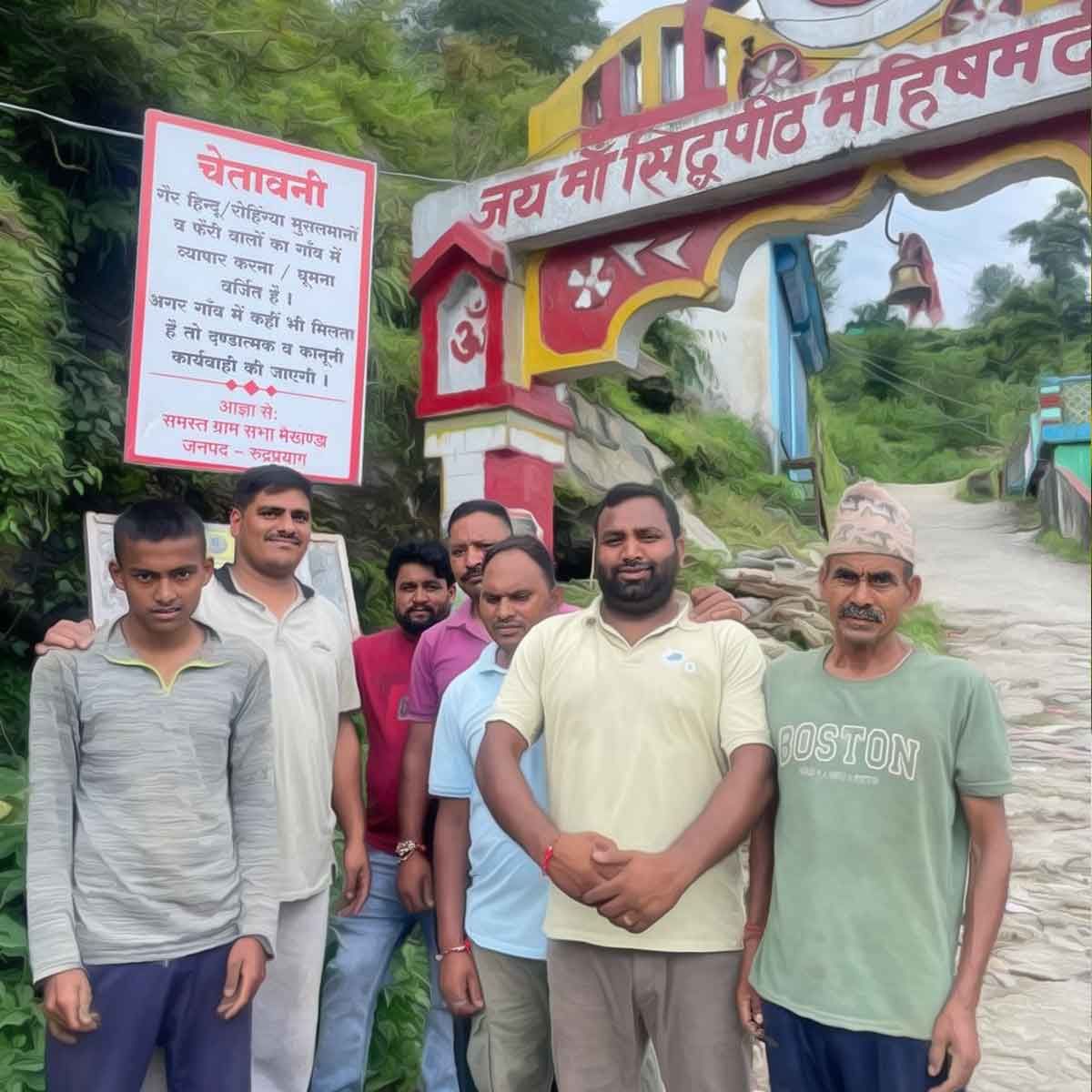 Boards Prohibiting Entry of Non-Hindus and Rohingya Muslims Seen Across Several Villages in Uttarakhand: Leftists and Islamists Launch Smear Campaign